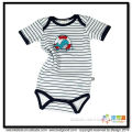 BKD stripe printing unisex toddlers bodysuit